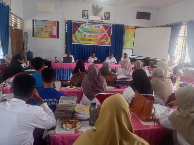 Langsung Gaspol, Kepsek SMPN 4 Kota Bima Perkuat Ekosistem Pembelajaran dan Siapkan Kelas Unggulan. 